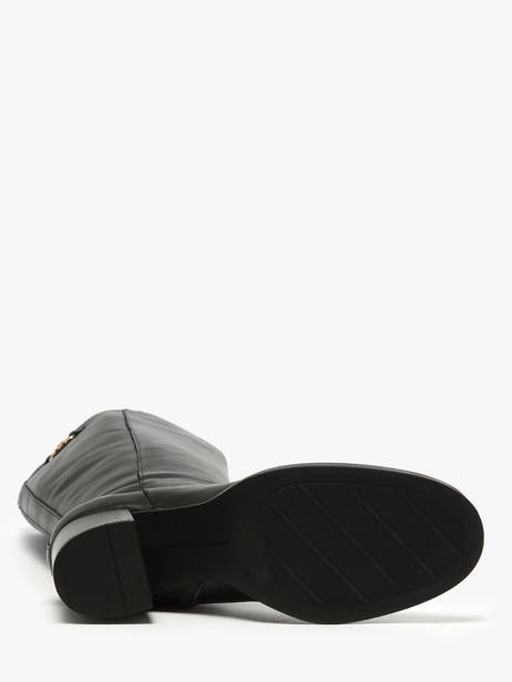 Laarzen Met Hak Uit Leder Tommy hilfiger Zwart women 8865BDS ander zicht 5